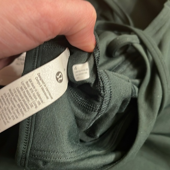 NWT Lululemon align cami strap dress LEGACY GREEN Sz 4 - Picture 7 of 7